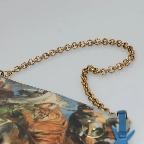 LOUIS VUITTON Celty Pochette Plat Pouch Koons Rubens M64617 LV Auth 132960A - Picture 9 of 16